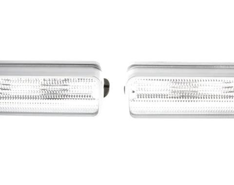 AMD Park Lamp Lenses and Gaskets, Clear, Pair, 73-74 Dart (except 74 SE) X135-2073-P