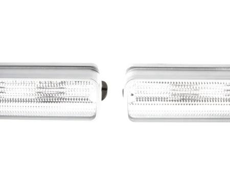 AMD Park Lamp Lenses and Gaskets, Clear, Pair, 73-74 Dart (except 74 SE) X135-2073-P