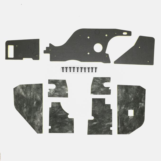 Detroit Muscle Technologies Mopar B Body 73 74 NON AC Firewall Insulation with Pins & Kickpanel Insulation BXX7374FI02