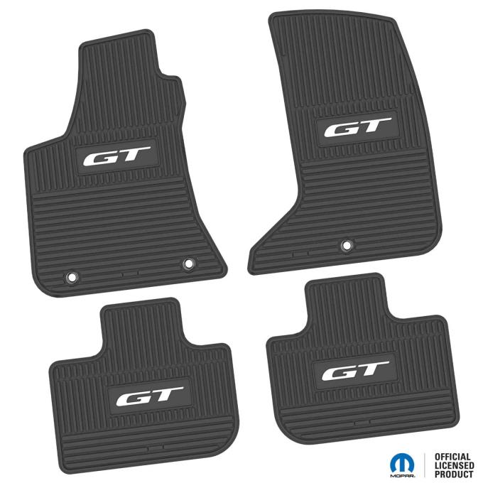 FlexTread 11-23 Dodge Charger AWD Floor Mats (4pc) w/ GT Logo - Black / NGCV56030