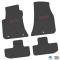 FlexTread 11-24 Dodge Challenger RWD Floor Mats (4pc) w/ Challenger Script Logo - Black / NGCV53028