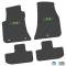 FlexTread 11-24 Dodge Challenger RWD Floor Mats (4pc) w/ T/A Logo - Black / NGCV53034