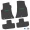 FlexTread 11-24 Dodge Challenger RWD Floor Mats (4pc) w/ T/A Logo - Black / NGCV53034