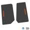 FlexTread 14-18 Jeep Wrangler JK 2Dr Floor Mats (2pc) w/ Rubicon Logo NGTT04013