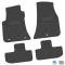 FlexTread 11-24 Dodge Challenger RWD Floor Mats (4pc) w/ Challenger Logo - Black / NGCV53027