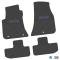 FlexTread 11-24 Dodge Challenger RWD Floor Mats (4pc) w/ Scat Pack Logo - Black / NGCV53040
