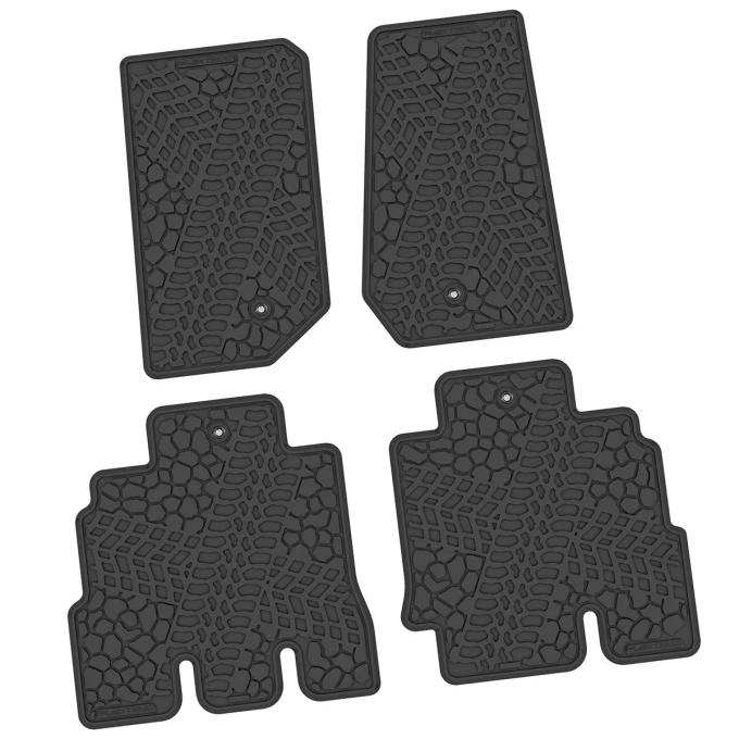 FlexTread 07-13 Jeep Wrangler JKU 4Dr Floor Mats (4pc) NGTT03000