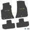 FlexTread 11-24 Dodge Challenger RWD Floor Mats (4pc) w/ Scat Pack Logo - Black / NGCV53040
