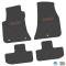 FlexTread 11-24 Dodge Challenger RWD Floor Mats (4pc) w/ Challenger Script Logo - Black / NGCV53028
