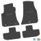 FlexTread 11-24 Dodge Challenger RWD Floor Mats (4pc) w/ Challenger Script Logo - Black / NGCV53028