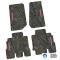FlexTread 14-18 Jeep Wrangler JKU 4Dr Floor Mats (4pc) w/ Rubicon Logo NGTT05013