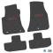 FlexTread 11-24 Dodge Challenger RWD Floor Mats (4pc) w/ Scat Pack Logo - Black / NGCV53040