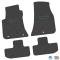 FlexTread 11-24 Dodge Challenger RWD Floor Mats (4pc) w/ Challenger Script Logo - Black / NGCV53028