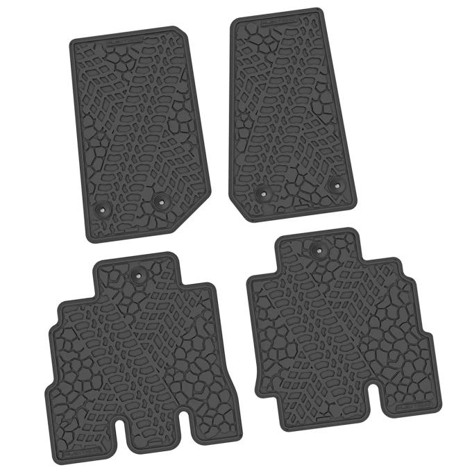 FlexTread 14-18 Jeep Wrangler JKU 4Dr Floor Mats (4pc) NGTT05000