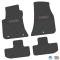 FlexTread 11-24 Dodge Challenger RWD Floor Mats (4pc) w/ Challenger Script Logo - Black / NGCV53028