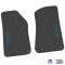 FlexTread 18-24 Jeep Wrangler JL/JLU/Gladiator/4xe Floor Mats (2pc) w/ Jeep Logo NGTT06011
