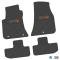 FlexTread 11-24 Dodge Challenger RWD Floor Mats (4pc) w/ Scat Pack Logo - Black / NGCV53040