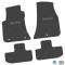 FlexTread 11-24 Dodge Challenger RWD Floor Mats (4pc) w/ Challenger Logo - Black / NGCV53027