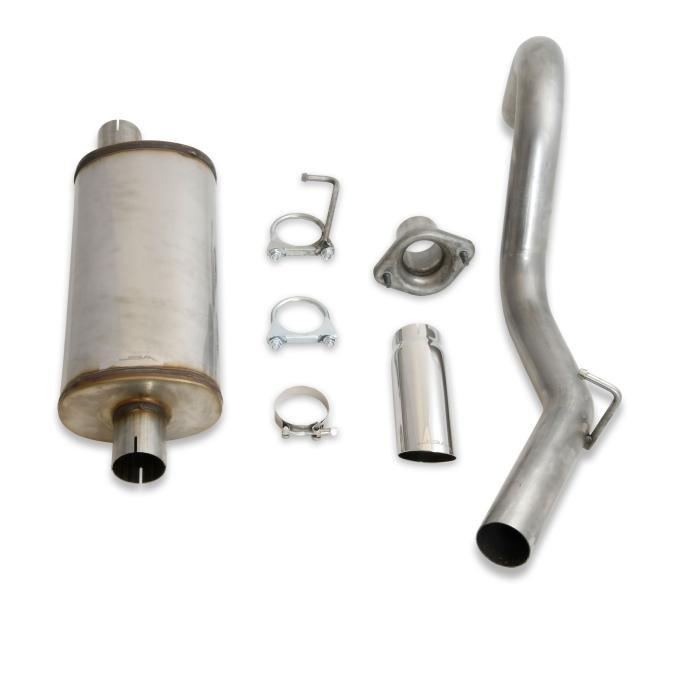 JBA Performance Exhaust 2000-06 Jeep Wrangler TJ 2.4L/2.5L/4.0L 2.5" Stainless Steel Cat Back Exhaust System 30-1501