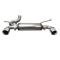 JBA Performance Exhaust 2007-18 Jeep Wrangler JK 2.0L/3.6L/3.8L 2.5" Stainless Steel Dual Axle Back Exhaust System 30-1545