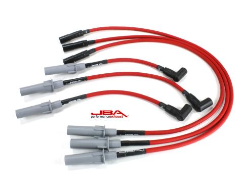 JBA Performance Exhaust 2007-11 Jeep Wrangler 3.8L V6 6 Lead Wire 8mm JBA PowerCables&trade; Spark Plug Wire Set W01528HT
