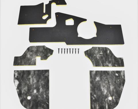 Detroit Muscle Technologies Mopar A Body 73 74 NON AC Firewall Insulation with Pins & Kickpanel Insulation AXX7374FI02