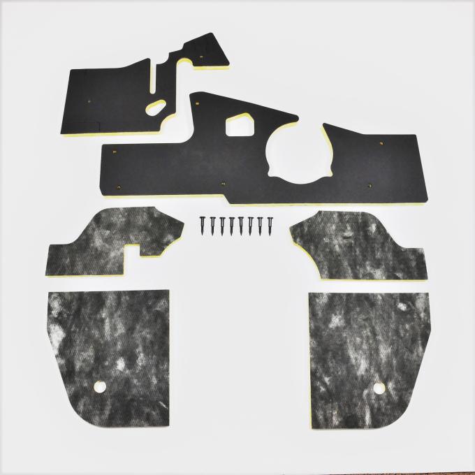 Detroit Muscle Technologies Mopar A Body 73 74 NON AC Firewall Insulation with Pins & Kickpanel Insulation AXX7374FI02