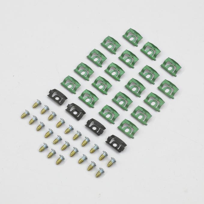 Detroit Muscle Technologies Mopar A Body 68-76 Dart Scamp Windshield Reveal Trim Clip Set ADA6876TC01-C8019