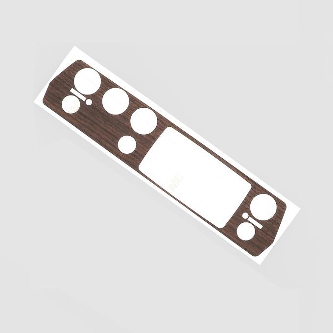 Detroit Muscle Technologies Mopar A Body 72-74 Non Rallye Dash Overlay Sticker STYLE 2 - WALNUT Woodgrain AXX7274OL10-WALNUT-STYLE2