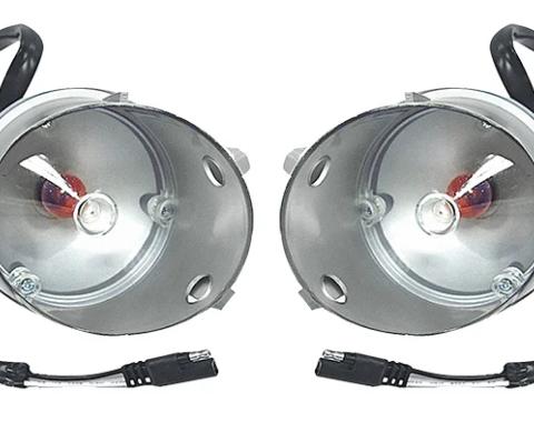 AMD Parking Lamp Assemblies, LH/RH Pair, 70 Plymouth B-Body K-MB5986