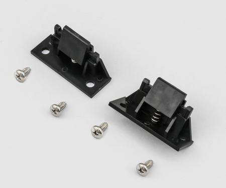 Detroit Muscle Technologies Mopar B Body 71-74, E Body 70-74 Spring Loaded Hood Wedges with SS SCREWS and SPRINGS CHR2949228-2