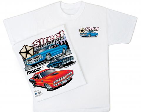 Mopar White T-Shirt, Street Warrior