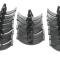 AMD Hood Insulation Plastic Clip Kit, 72-74 B-Body; 72-76 A-Body; 72-74 E-Body J-CH2069