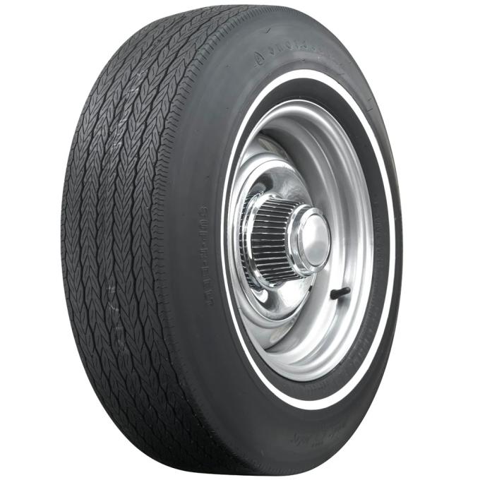 Firestone Wide Oval Pin White Stripe Tire G70-15 62660