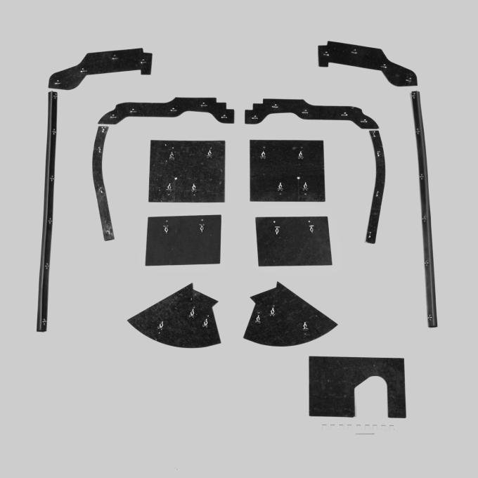 Detroit Muscle Technologies Mopar B Body 63 Belvedere Fury Savoy MEGA Splash Shield Set -Auto BBE6363SS90