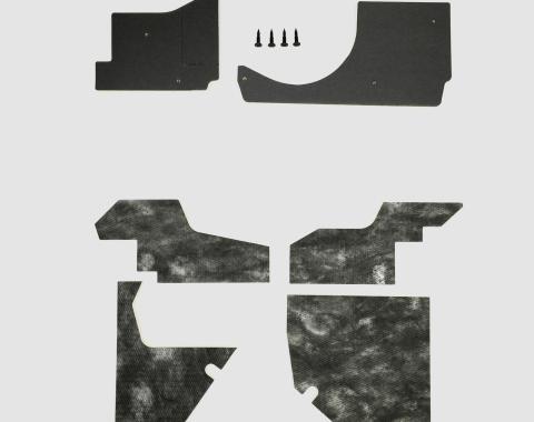 Detroit Muscle Technologies Mopar B Body 66-70 AC Firewall with Pins & Kick Panel Kickpanel Insulation BXX6670FI12