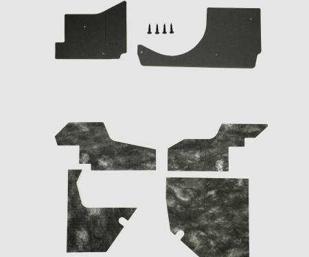 Detroit Muscle Technologies Mopar B Body 66-70 AC Firewall with Pins & Kick Panel Kickpanel Insulation BXX6670FI12