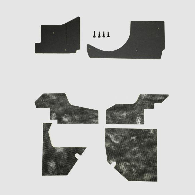 Detroit Muscle Technologies Mopar B Body 66-70 AC Firewall with Pins & Kick Panel Kickpanel Insulation BXX6670FI12