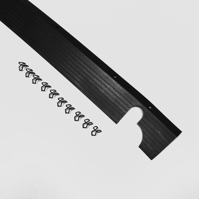 Detroit Muscle Technologies Mopar B Body 70 Belvedere, Charger, Coronet, Daytona, Roadrunner, Satellite Hood to Radiator Seal with SS Clips BXX7070HS01