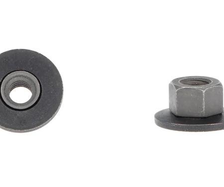 AMD Battery J-Bolt Nuts, Pair, 70-76 Dodge Plymouth A-Body; 70-74 B-Body; 70-74 E-Body F-267P