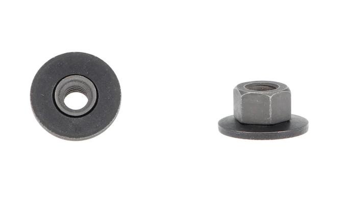 AMD Battery J-Bolt Nuts, Pair, 70-76 Dodge Plymouth A-Body; 70-74 B-Body; 70-74 E-Body F-267P
