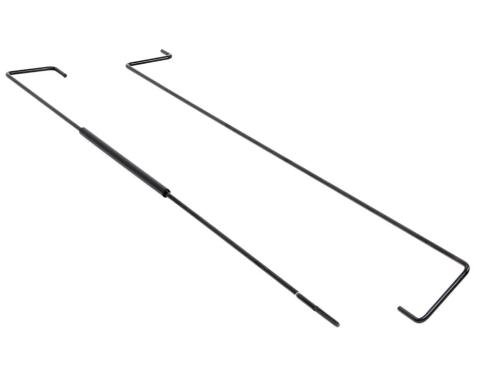 AMD Trunk Deck Lid Torsion Spring Rods, Pair, 68-72 Dodge Charger 656-2668-P
