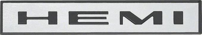 AMD Deck Lid Emblem, "HEMI", 67-69 Plymouth K-2840867