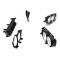 AMD Upper Grille Set, 5pcs, 71-72 Satellite Sebring Plus Road Runner GTX 2-door X150-1471-3S