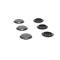AMD Vent Window Screw Access Hole Black Plastic Plugs, Pair, 68-72 Dodge Plymouth A-Body 66-70 B-Body F-953