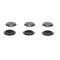 AMD Vent Window Screw Access Hole Black Plastic Plugs, Pair, 68-72 Dodge Plymouth A-Body 66-70 B-Body F-953