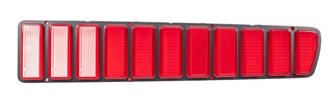 AMD Taillight Lens w/o Silver Trim, RH, 73-74 Charger X951-2673-1R