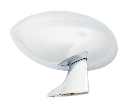 AMD Outside Mirror, Sport Style, Chrome, Manual, RH, Dodge Plymouth 70-76 A Body X570-2070-1R