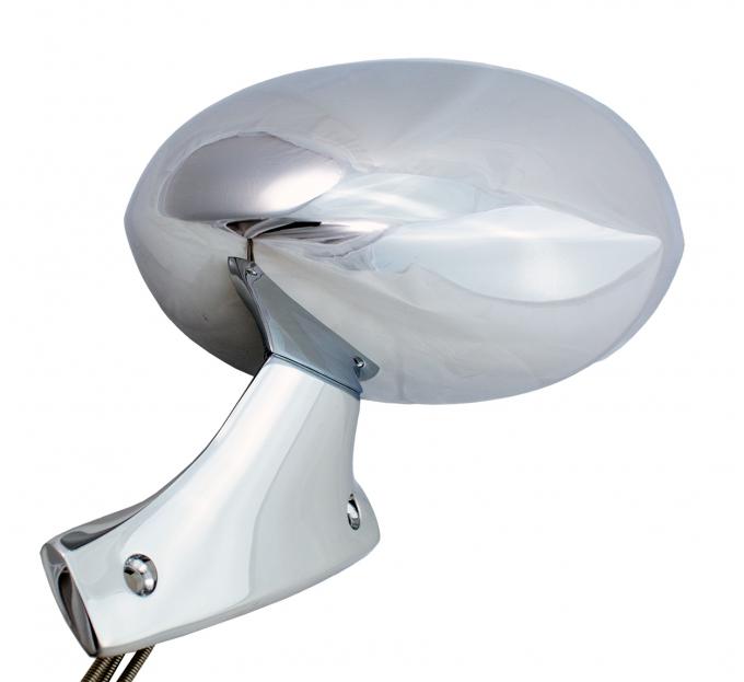 AMD Outside Mirror, Sport Style, Chrome, Remote, LH, Dodge Plymouth 70 E Body X570-1570-2L