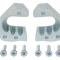 AMD Door Striker Plates w/ Screws, LH/RH Pair, 68-70 Dodge Plymouth B-Body X752-1468-P